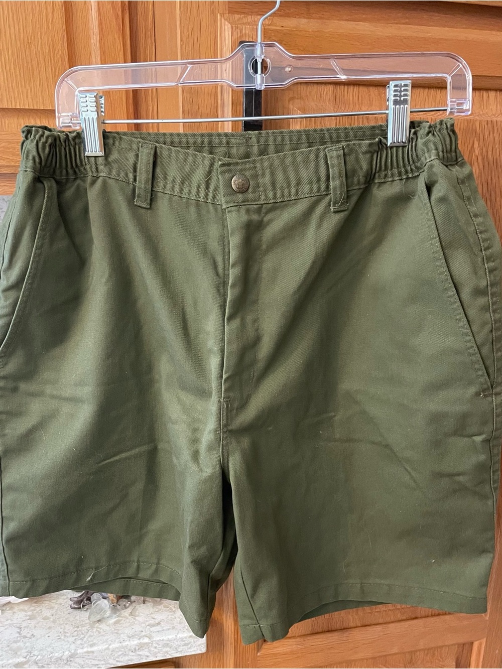 Olive green Boy Scout uniform shorts size 36